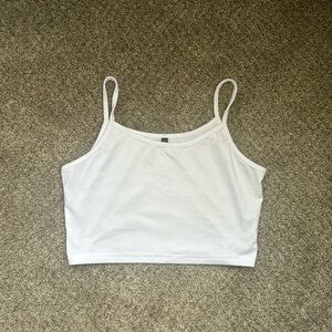 Basic white tank top